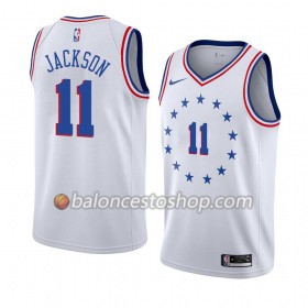 Camiseta Hombre NBA Philadelphia 76ers Demetrius Jackson 11 2018-19 Nike Blanco Swingman